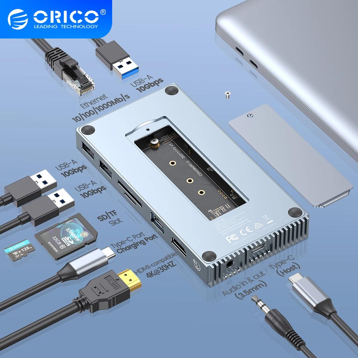 ORICO M.2 NVMe NGFF SSD ̽, Ʈ 3 ũ ̼ ø, CŸ USB 3.1, 40Gbps , HDMI ȣȯ SATA 